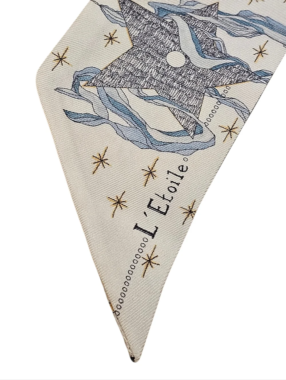 Christian Dior L'Etoile Tarot Mitzah Silk Bandeau Scarf - Picture 11 of 16